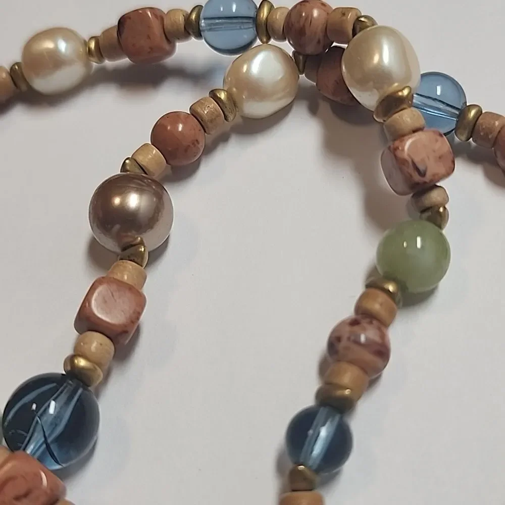 Liz Claiborne Elegant Multicolor Beaded Necklace